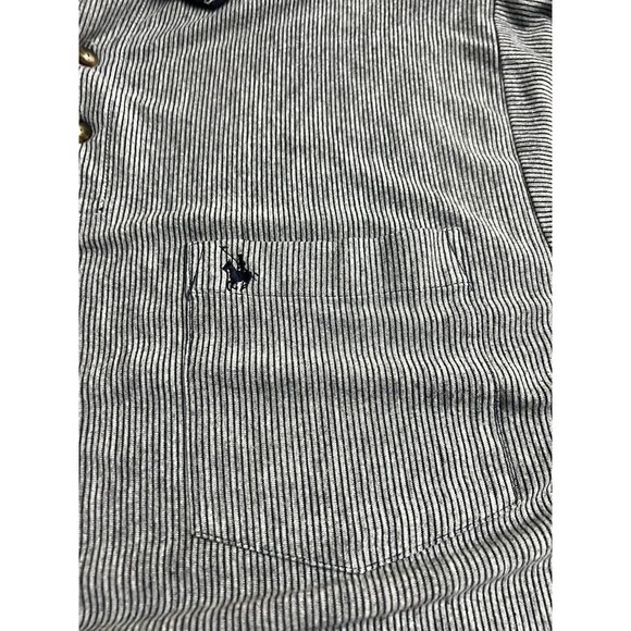 Knights Of The Round Table Polo KOTRT Golf Vertical Striped Shirt Men XL Tall - Picture 3 of 6